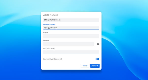 screenshot of desktop